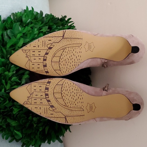 Bella-Vita Suede Leather Ankle Bootie - Picture 6 of 9